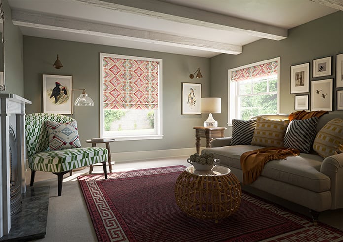 Explorer, Aztec - Motorised Roman Blind - Image 6